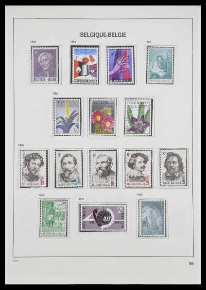 Postzegelverzameling 33899 België postfris 1965-2004.