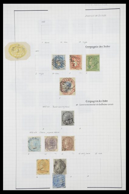 Foto van Postzegelverzameling 33905 India 1854-1958.