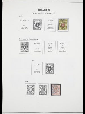 Foto van Postzegelverzameling 33908 Zwitserland 1850-1965.