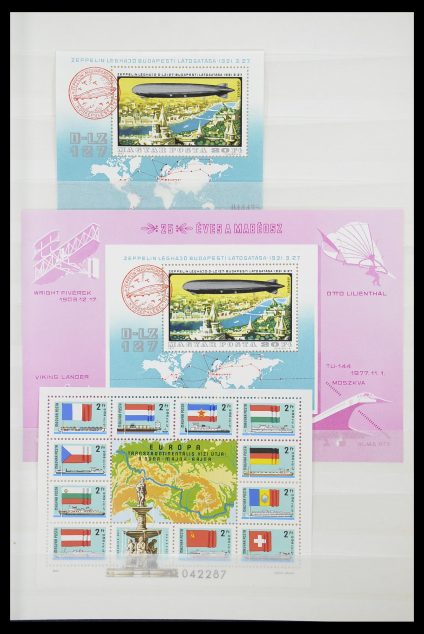 Postzegelverzameling 33909 Hongarije blokken 1977-2010.
