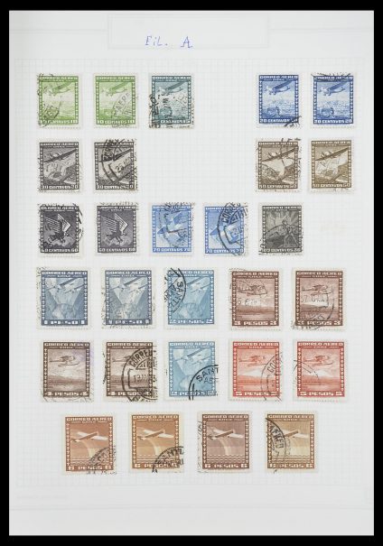 Postzegelverzameling 33913 Latijns Amerika 1850-1950.