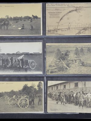 Foto van Postzegelverzameling 33930 België ansichtkaarten 1914-1945.