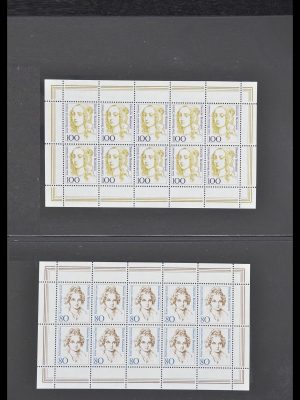 Postzegelverzameling 33936 Bundespost kleinbogen 1994-2000.