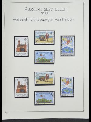 Postzegelverzameling 33953 Seychellen 1976-1988.