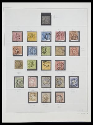 Postzegelverzameling 33958 Beieren 1849-1920.