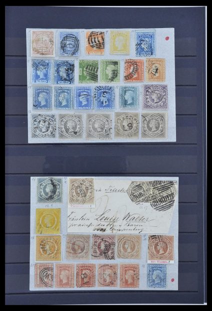 Postzegelverzameling 33960 Engelse koloniën klassiek 1850-1920.