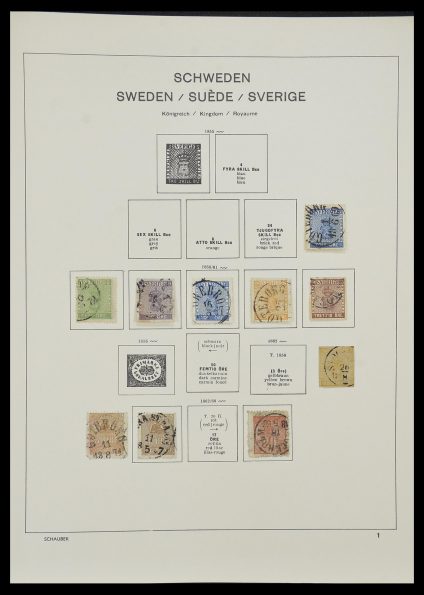 Postzegelverzameling 33972 Wereld 1851-1980.