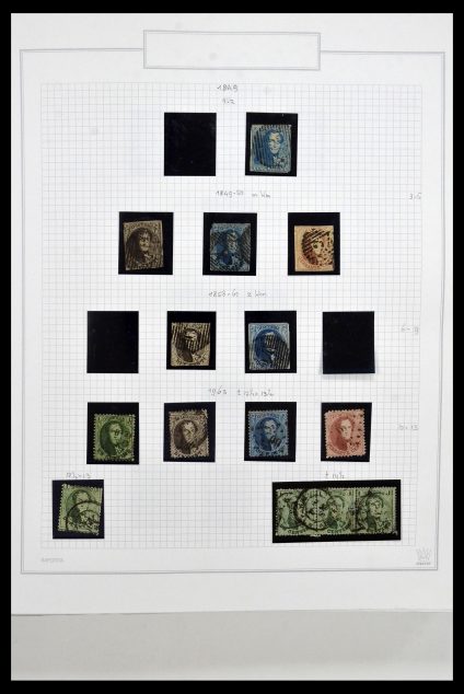 Postzegelverzameling 34001 België 1849-1998.