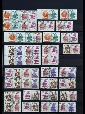 Postzegelverzameling 34003 Bundespost combinaties 1950-2020.