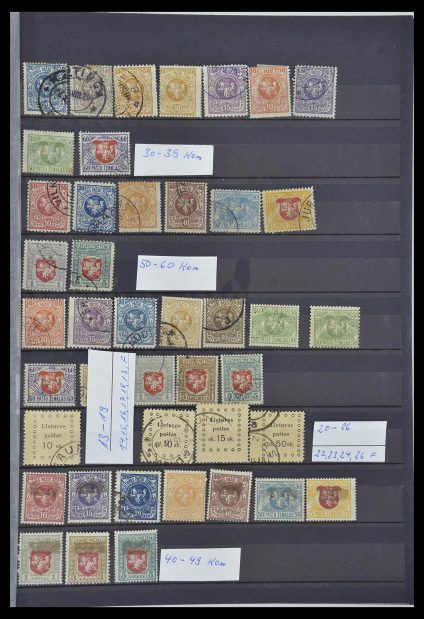 Postzegelverzameling 34006 Baltische Staten 1918-2008.