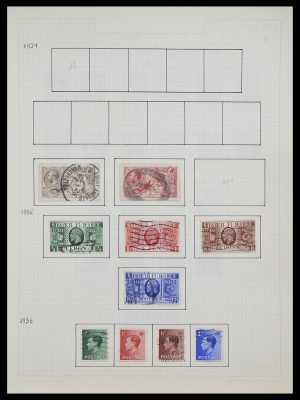 Postzegelverzameling 34007 Engeland en koloniën 1868-1970.