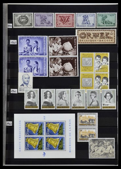 Postzegelverzameling 34019 België 1960-2004.