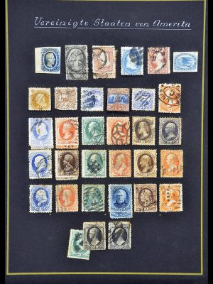 Postzegelverzameling 34020 USA klassiek 1857-1920.