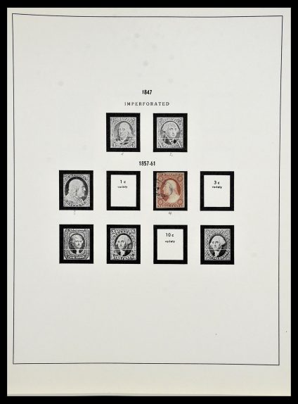 Postzegelverzameling 34024 USA 1857-1995.
