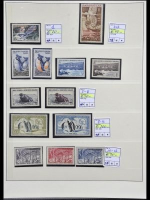 Postzegelverzameling 34035 Frans Antarctica 1955-1992.