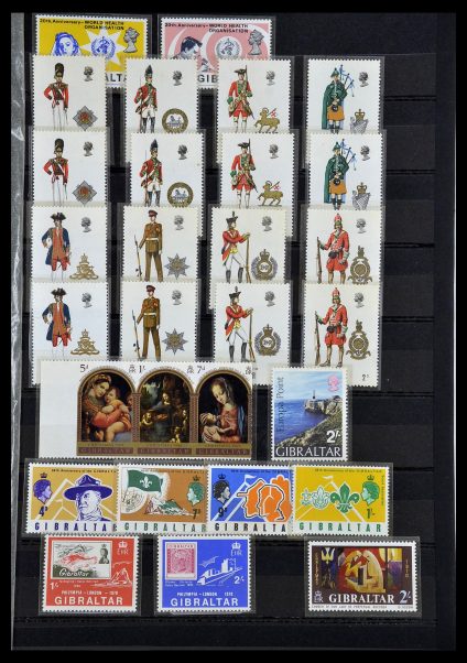 Postzegelverzameling 34043 Engelse koloniën 1953-1980.