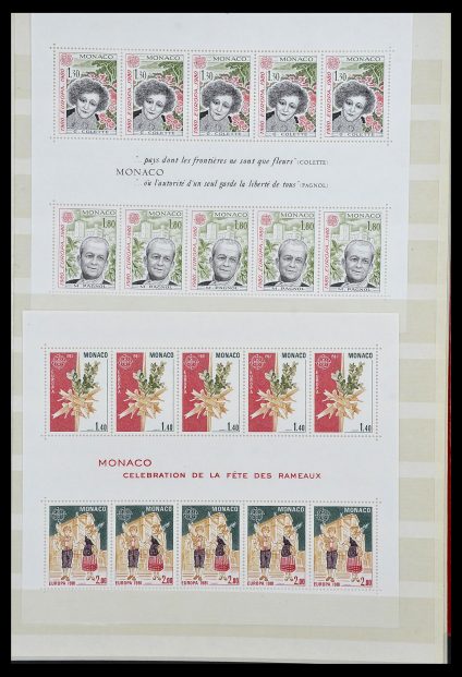 Postzegelverzameling 34045 West Europa blokken 1973-1986.