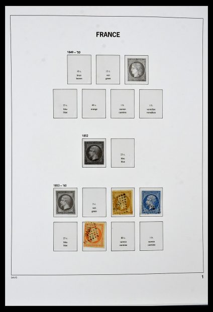 Foto van Postzegelverzameling 34047 Frankrijk 1853-2020(!)