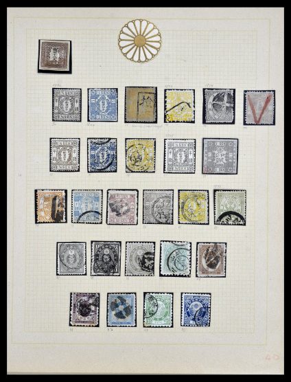 Postzegelverzameling 34059 Japan 1871-1985.