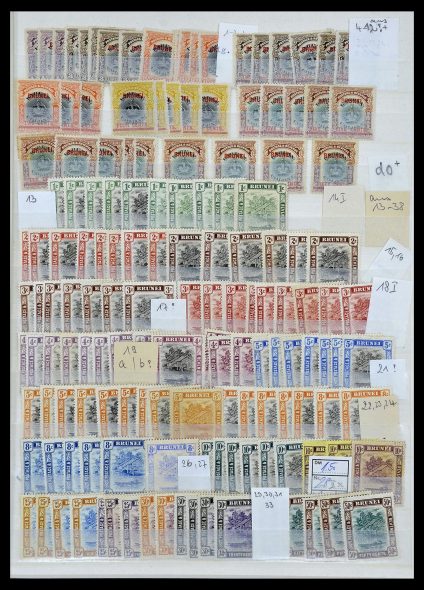 Postzegelverzameling 34060 Brunei 1895-2000.