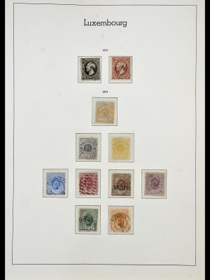 Postzegelverzameling 34066 Luxemburg 1852-2005.