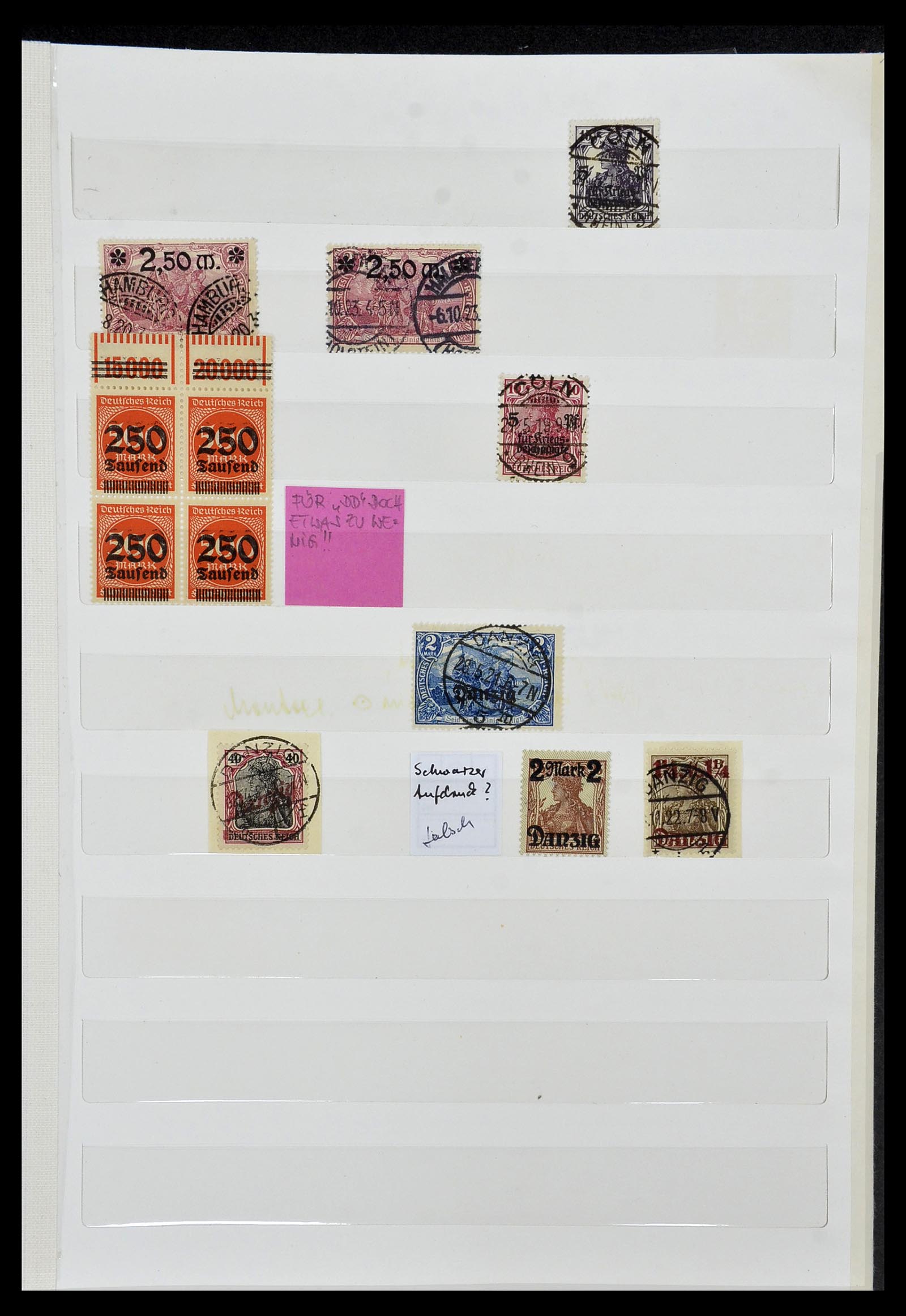 Postzegelverzameling 34069 Duitsland 1855-1952. Postzegelverzameling 34069 Duitsland 1855-1952.
