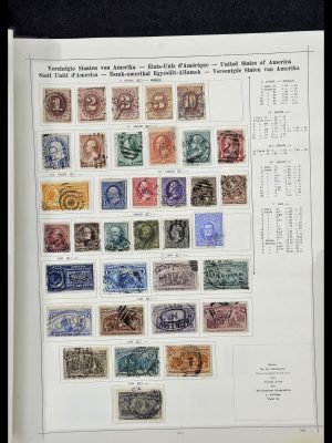 Foto van Postzegelverzameling 34080 Wereldverzameling 1840-1924.