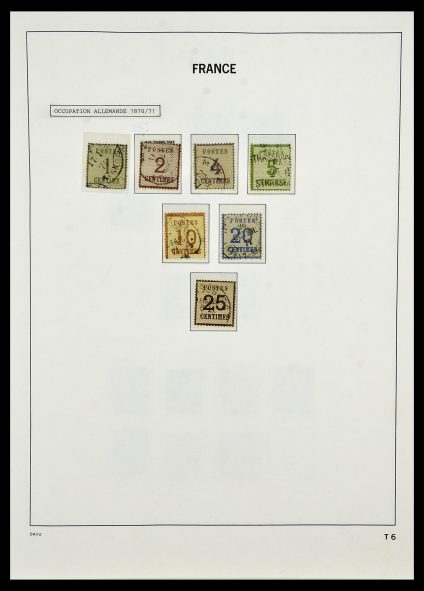 Postzegelverzameling 34085 Frankrijk 1849-1988.