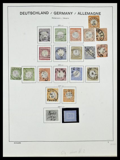 Postzegelverzameling 34087 Duitse Rijk 1872-1945.