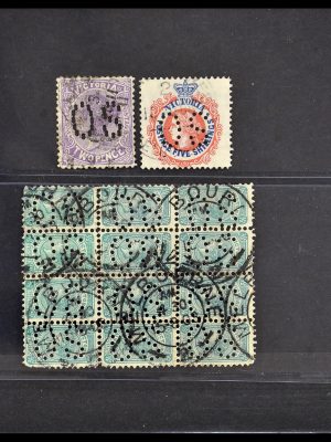 Postzegelverzameling 34095 Australië en Staten dienstzegels 1901-1933.