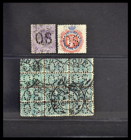 Postzegelverzameling 34095 Australië en Staten dienstzegels 1901-1933.
