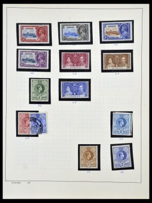 Postzegelverzameling 34097 Swaziland  en Lesotho 1935-1989.