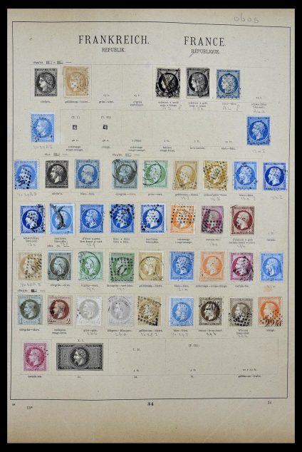 Foto van Postzegelverzameling 34100 Wereld 1840-1935.