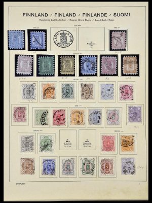 Postzegelverzameling 34101 Finland 1860-1960.