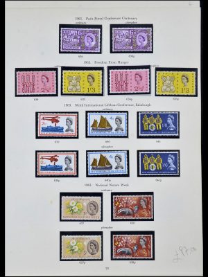 Postzegelverzameling 34107 Engeland 1960-1984.