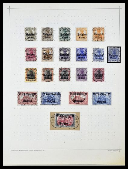 Postzegelverzameling 34108 Duitse Gebieden 1914-1920.