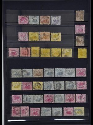 Postzegelverzameling 34111 West Australië stempels 1886-1910.