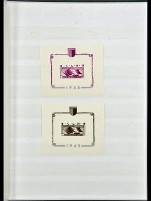 Postzegelverzameling 34128 Italië CLN Aosta 1945.