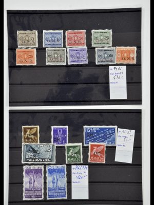 Foto van Postzegelverzameling 34130 Italië 1851-1950.