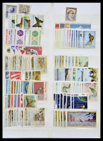 Postzegelverzameling 34136 Zuid Amerika.