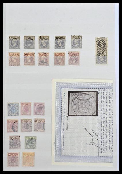Foto van Postzegelverzameling 34143 Luxemburg 1852-1957.