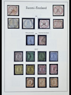 Postzegelverzameling 34151 Finland 1856-1980.