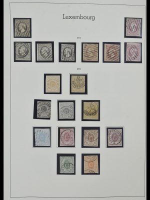Postzegelverzameling 34157 Luxemburg 1852-1974.