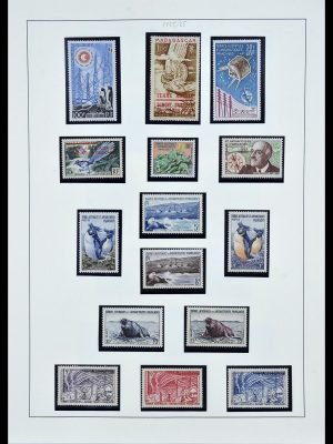 Postzegelverzameling 34163 Frans Antarctica 1955-1984.