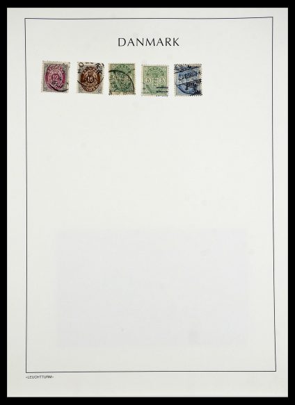Postzegelverzameling 34167 Denemarken 1851-2004.