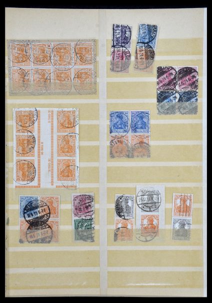 Postzegelverzameling 34178 Duitse Rijk combinaties 1920-1942.