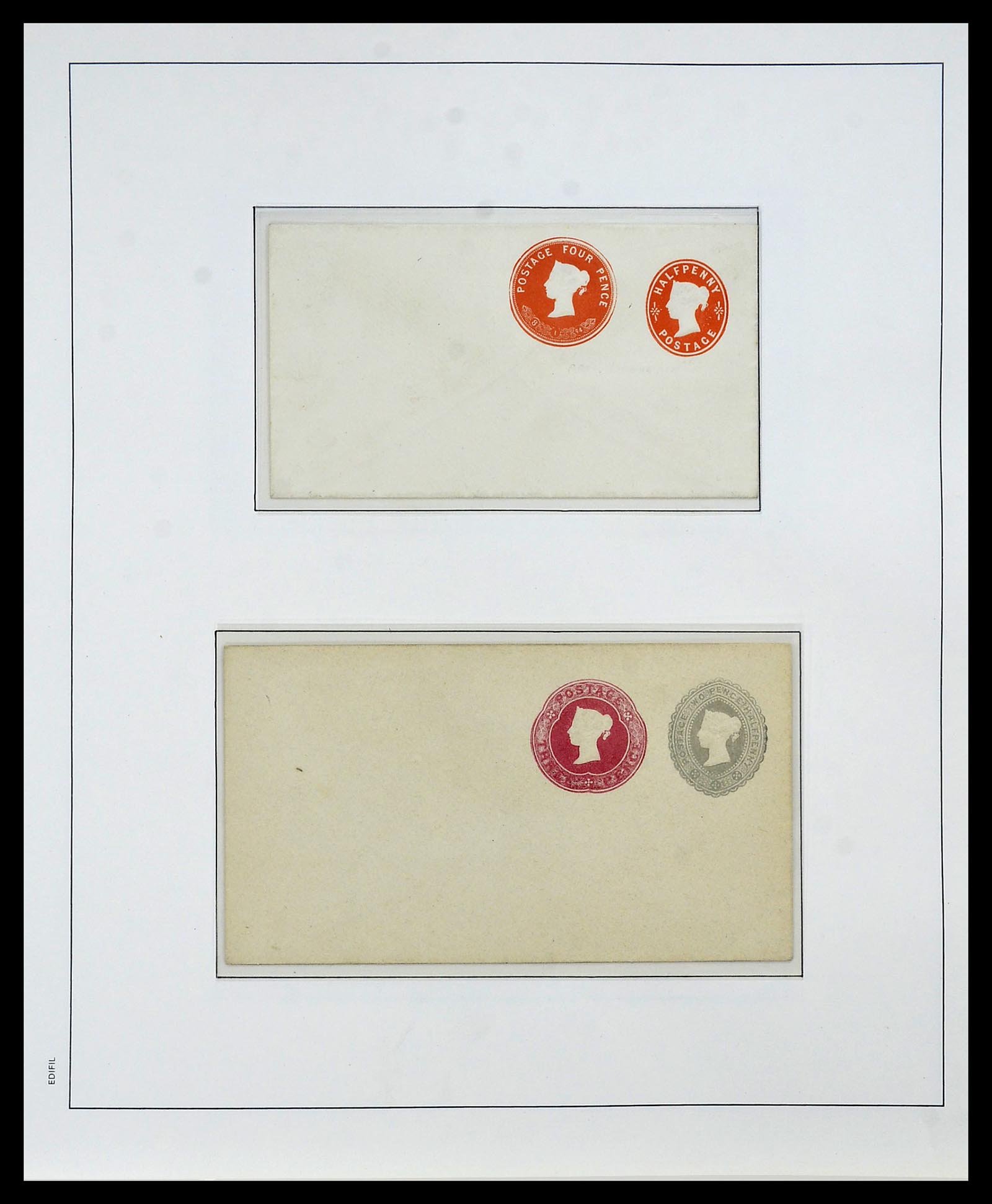 Postzegelverzameling 34181 Engeland 1869-1965. Foto van Postzegelverzameling 34181 Engeland 1869-1965.