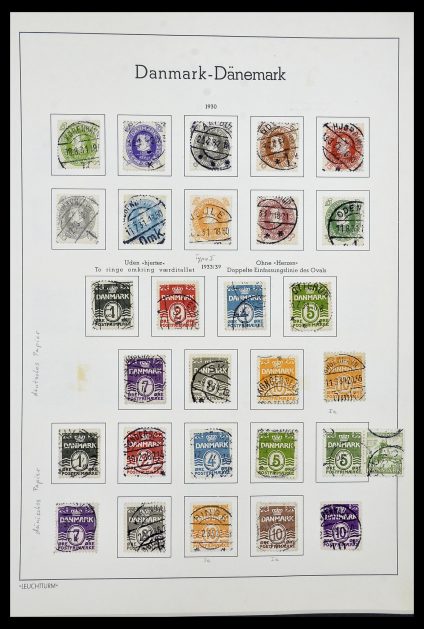 Postzegelverzameling 34183 Denemarken 1930-2014.