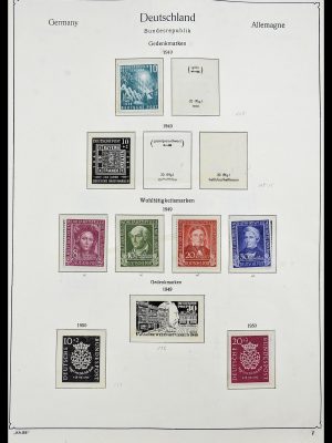 Postzegelverzameling 34192 Bundespost 1949-1975.