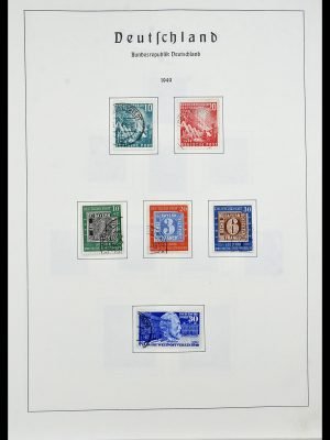Postzegelverzameling 34195 Bundespost 1949-1981.